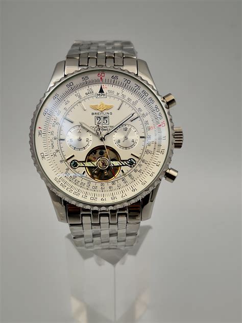 breitling replica navitimer world white dial|Breitling Navitimer gold price.